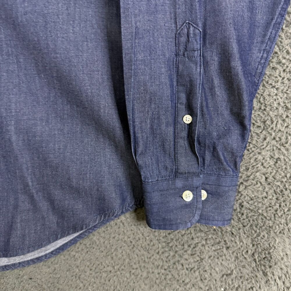 Brooks Brothers Navy Blue Button-Down Casual Shirt - Picture 5 of 13